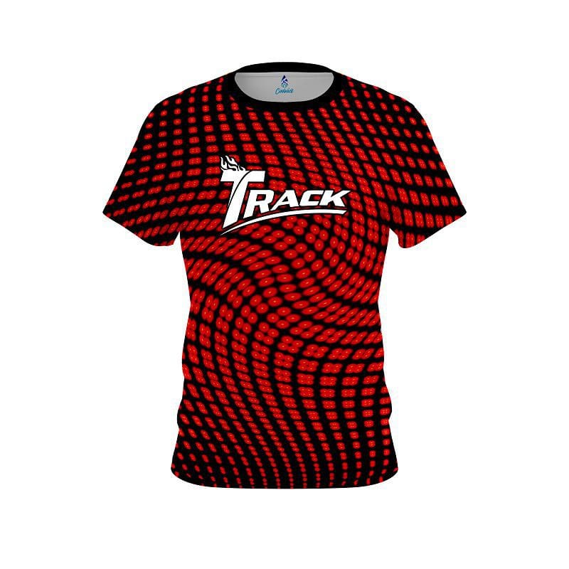 Track Dyanamic Flux Red CoolWick Bowling Jersey