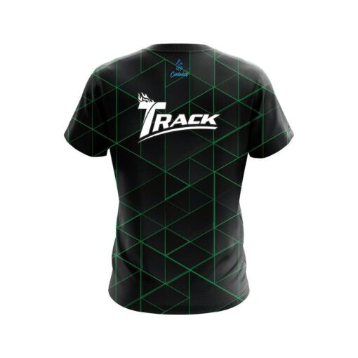 Track Geo Green CoolWick Bowling Jersey - Image 2