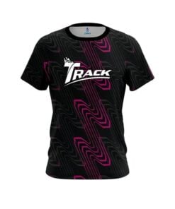 Track Halftone Extreme Pink CoolWick Bowling Jersey
