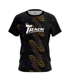 Track Halftone Extreme Yellow CoolWick Bowling Jersey