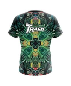 Alternative view of Track Mosaic Bloom CoolWick Bowling Jersey