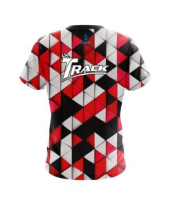 Alternative view of Track Prism Red CoolWick Bowling Jersey