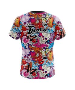 Alternative view of Track Skull Love CoolWick Bowling Jersey
