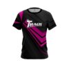 Track Steaming Dynamic Pink CoolWick Bowling Jersey