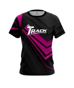 Track Steaming Dynamic Pink CoolWick Bowling Jersey