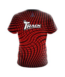 Alternative view of Track Dyanamic Flux Red CoolWick Bowling Jersey
