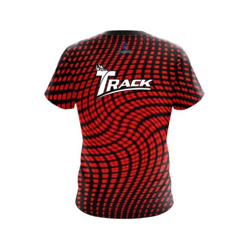 Track Dyanamic Flux Red CoolWick Bowling Jersey - Image 2