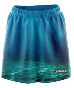 Underwater Abyss CoolWick Bowling Skort