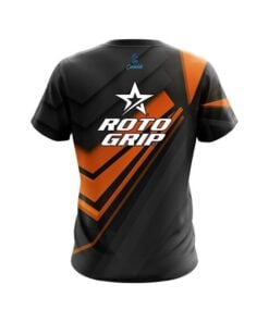 Alternative view of Roto Grip Steaming Dynamic Orange CoolWick Bowling Jersey