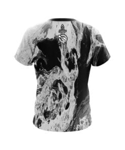 Alternative view of 12 Bagger Marble Black CoolWick Bowling Jersey