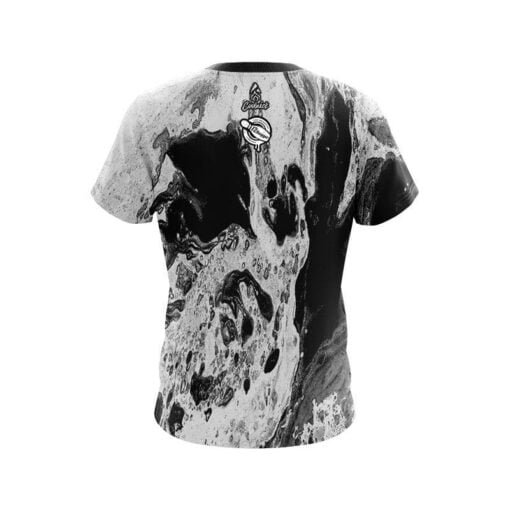 12 Bagger Marble Black CoolWick Bowling Jersey - Image 2