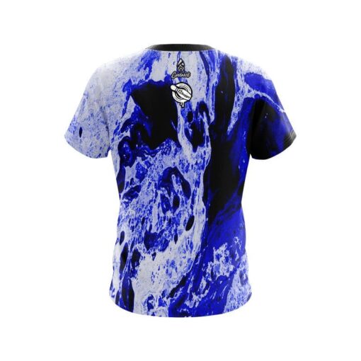 12 Bagger Marble Blue CoolWick Bowling Jersey - Image 2