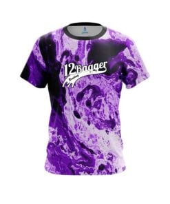 12Bagger Marble Purple CoolWick Bowling Jersey