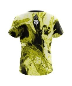 Alternative view of 12 Bagger Marble Yellow CoolWick Bowling Jersey