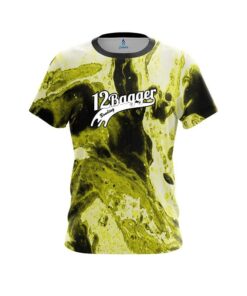 12 Bagger Marble Yellow CoolWick Bowling Jersey