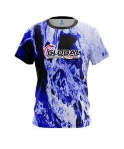 900 Global Marble Blue CoolWick Bowling Jersey