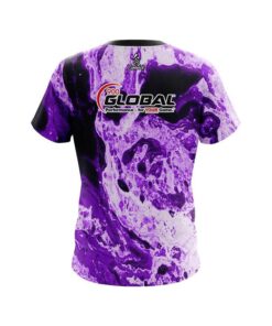 Alternative view of 900 Global Marble Purple CoolWick Bowling Jersey