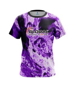 900 Global Marble Purple CoolWick Bowling Jersey