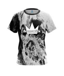 Brunswick Marble Black CoolWick Bowling Jersey