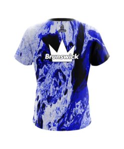 Alternative view of Brunswick Marble Blue CoolWick Bowling Jersey
