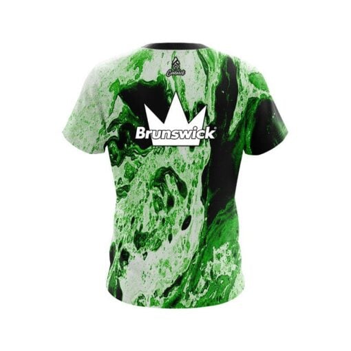 Brunswick Marble Green CoolWick Bowling Jersey - Image 2
