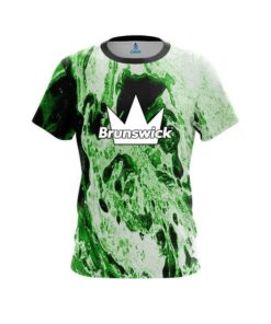 Brunswick Marble Green CoolWick Bowling Jersey