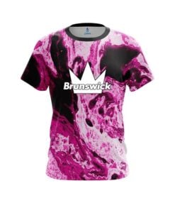 Brunswick Marble Pink CoolWick Bowling Jersey