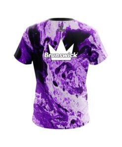 Alternative view of Brunswick Marble Purple CoolWick Bowling Jersey