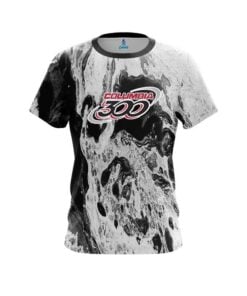 Columbia 300 Marble Black CoolWick Bowling Jersey
