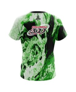 Alternative view of Columbia 300 Marble Green CoolWick Bowling Jersey