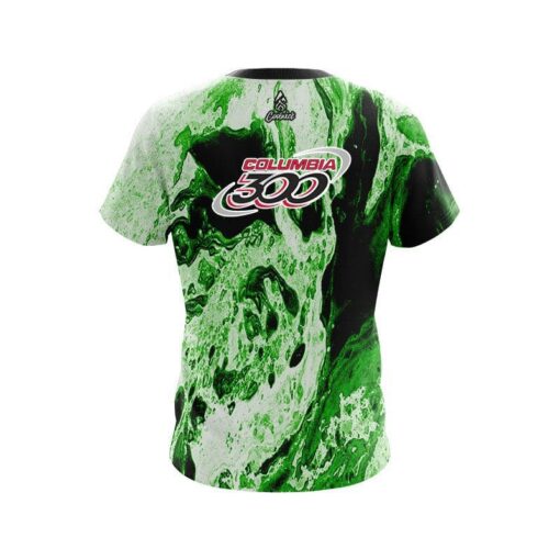 Columbia 300 Marble Green CoolWick Bowling Jersey - Image 2