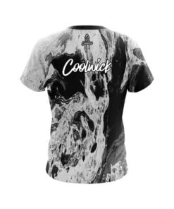 Alternative view of Coolwick Marble Black CoolWick Bowling Jersey