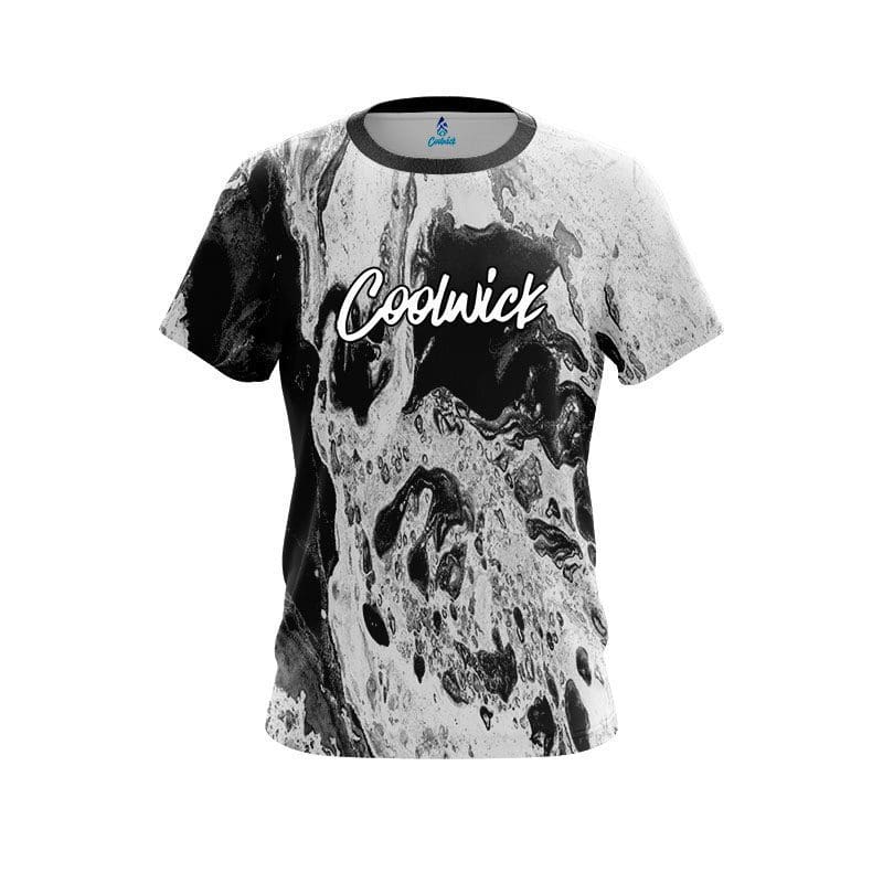 Coolwick Marble Black CoolWick Bowling Jersey