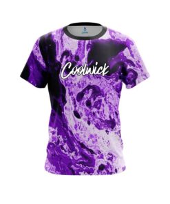 Coolwick Marble Purple CoolWick Bowling Jersey