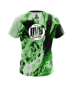 Alternative view of DV8 Marble Green CoolWick Bowling Jersey