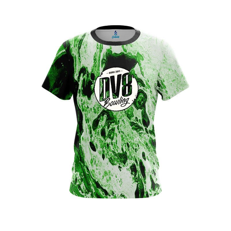 DV8 Marble Green CoolWick Bowling Jersey