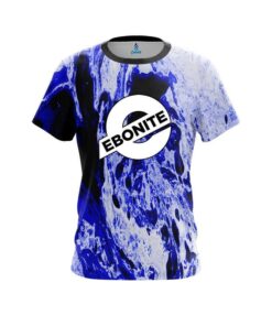 Ebonite Marble Blue CoolWick Bowling Jersey