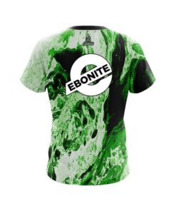 Alternative view of Ebonite Marble Green CoolWick Bowling Jersey