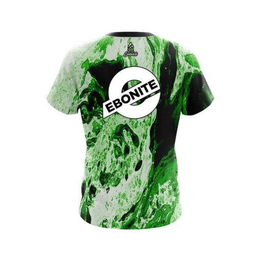 Ebonite Marble Green CoolWick Bowling Jersey - Image 2