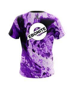 Alternative view of Ebonite Marble Purple CoolWick Bowling Jersey