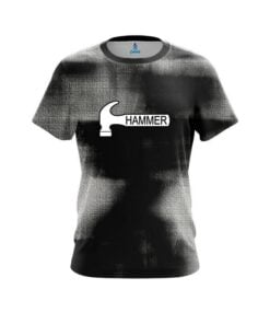 Hammer Canvas Black White CoolWick Bowling Jersey
