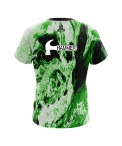 Alternative view of Hammer Marble Green CoolWick Bowling Jersey