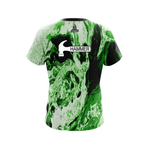 Hammer Marble Green CoolWick Bowling Jersey - Image 2