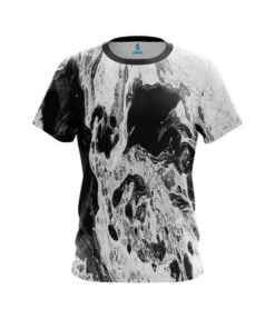 Marble Black CoolWick Bowling Jersey