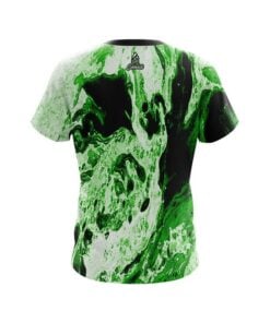 Alternative view of Marble Green CoolWick Bowling Jersey