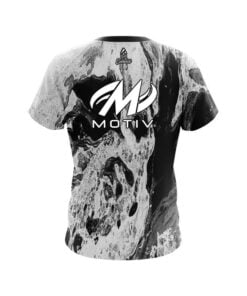 Alternative view of Motiv Marble Black CoolWick Bowling Jersey