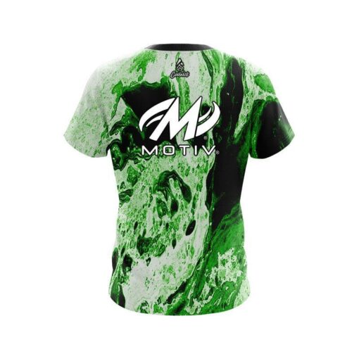 Motiv Marble Green CoolWick Bowling Jersey - Image 2