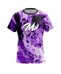 Motiv Marble Purple CoolWick Bowling Jersey