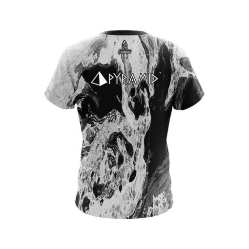 Pyramid Marble Black CoolWick Bowling Jersey - Image 2
