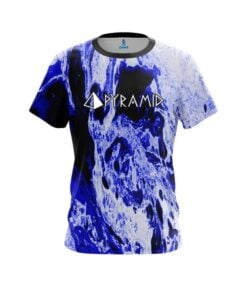 Pyramid Marble Blue CoolWick Bowling Jersey
